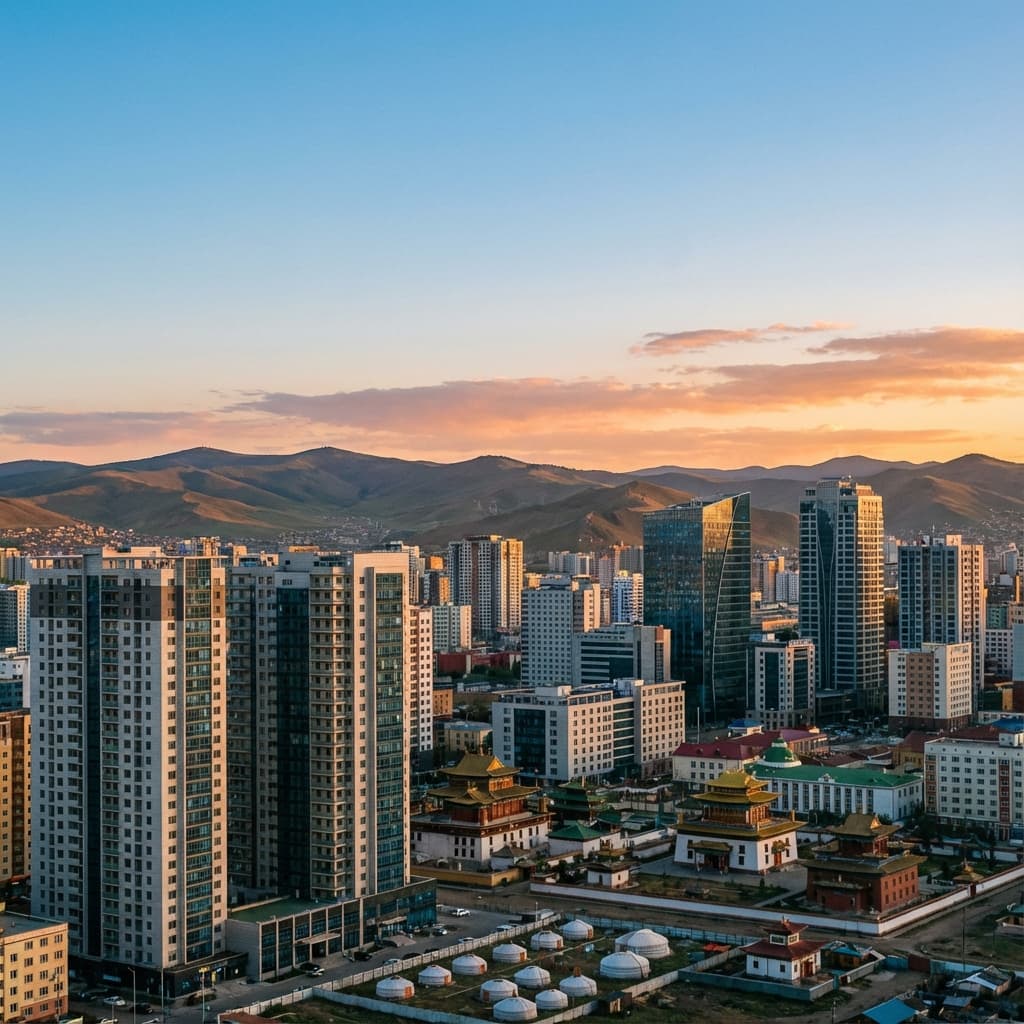 Ulaanbaatar cityscape